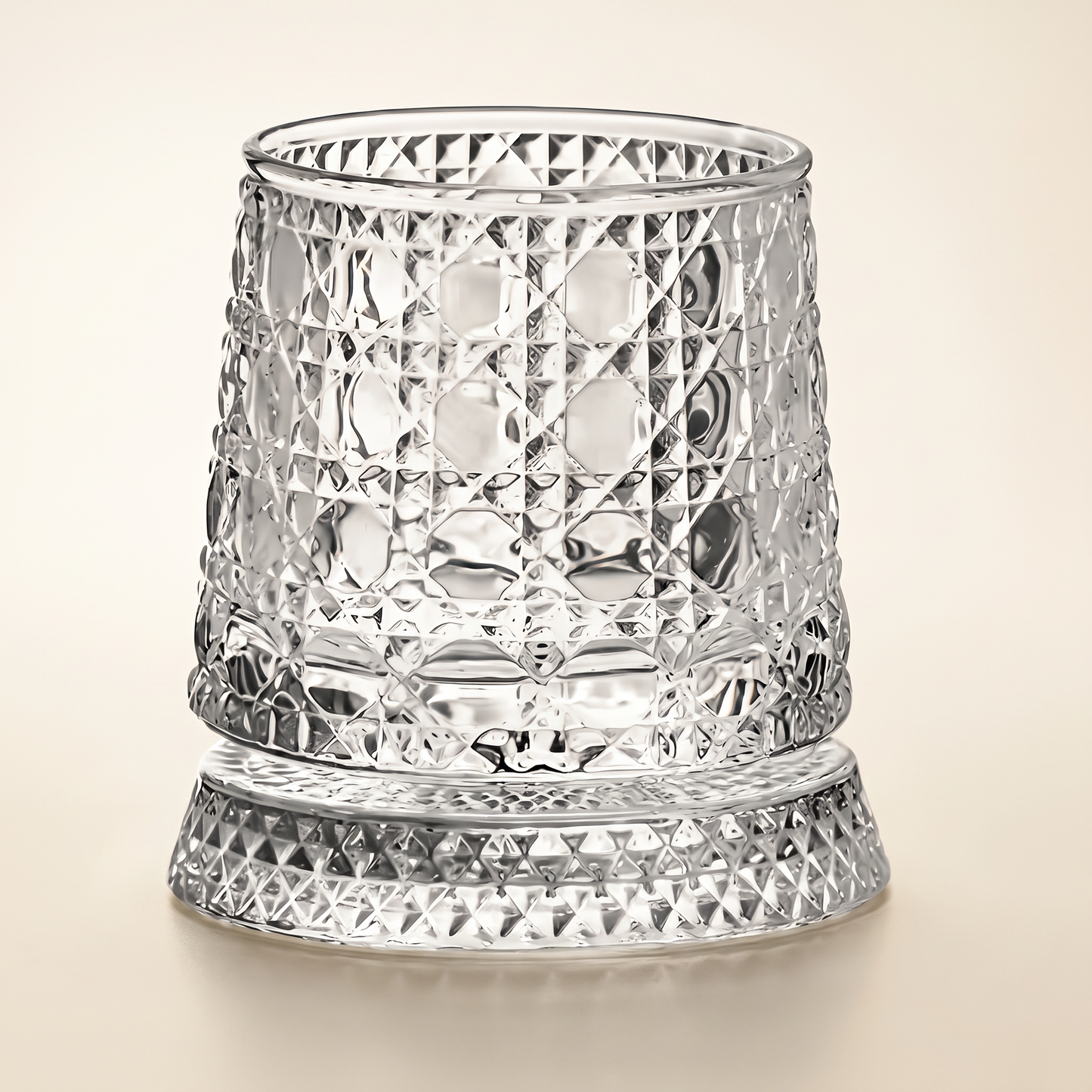 Vaso Giratorio para Whisky de Cristal Premium