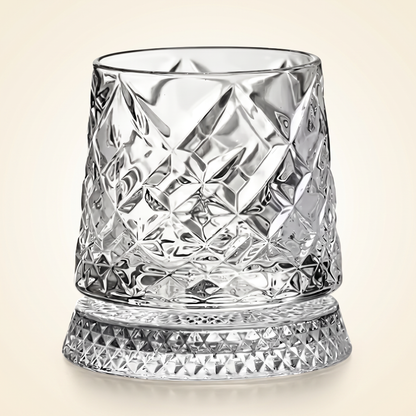 Vaso Giratorio para Whisky de Cristal Premium