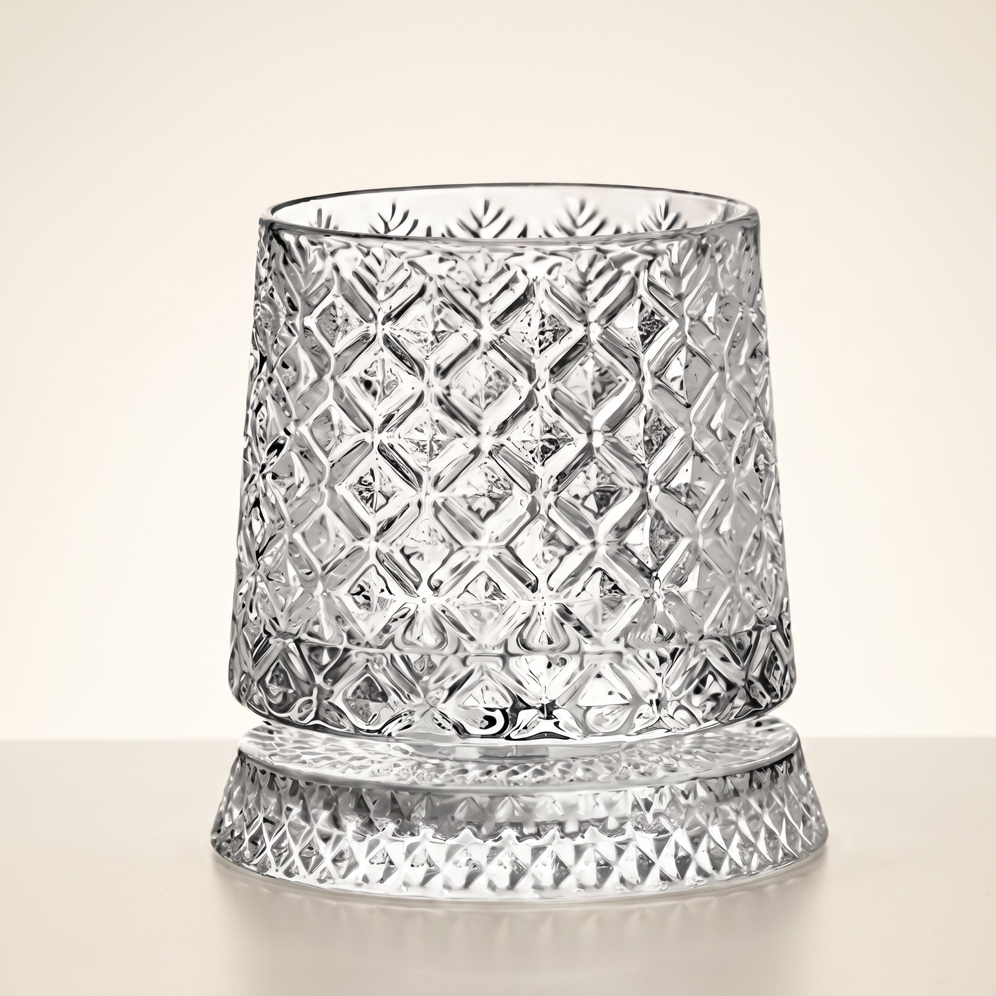 Vaso Giratorio para Whisky de Cristal Premium