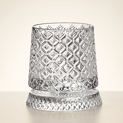 Vaso Giratorio para Whisky de Cristal Premium